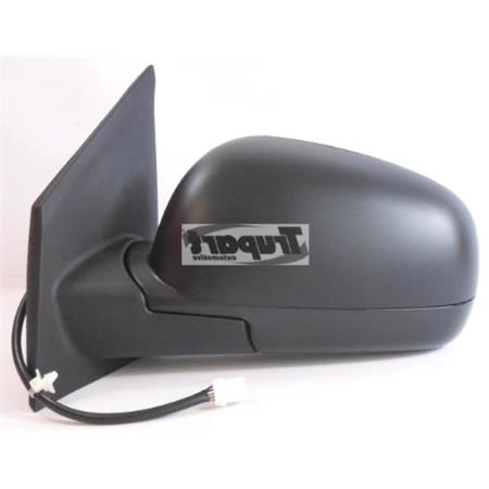 Left Wing Mirror (electric, heated, primed cover) for Nissan NOTE 2006 2013