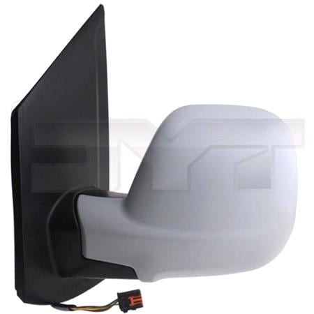 Left Wing Mirror (electric, heated, primed cover, blind spot warning lamp, power folding) for Opel ZAFIRA LIFE 2019 Onwards