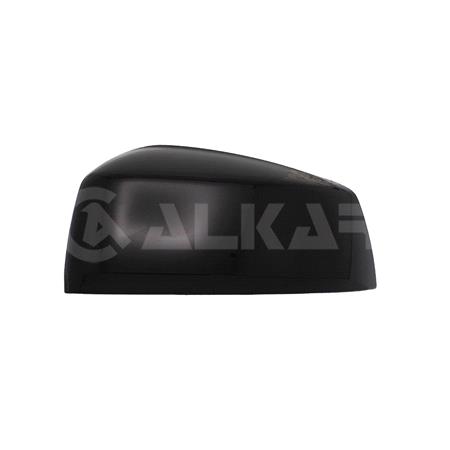 Left Wing Mirror Cover (glossy black, with blind spot warning lamp gap) for Volkswagen CADDY V MPV 2020 Onwards