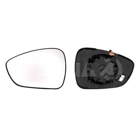 Left Wing Mirror Glass (heated) and Holder for Vauxhall Crossland X 2017 Onwards