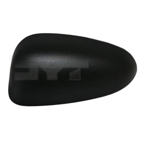 Left Wing Mirror Cover (Black, Grained) for Ford KA, 2009 2015