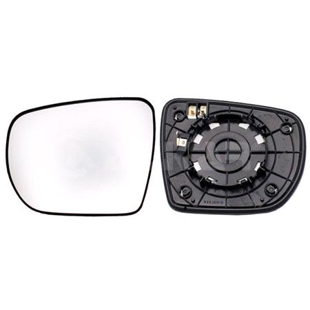Left Wing Mirror Glass (heated) and Holder for Hyundai SANTA FE III 2012 2015