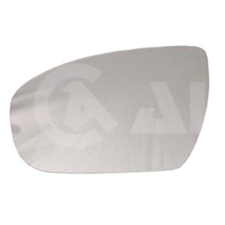 Left Stick On Wing Mirror glass for Hyundai i20 2014 Onwards