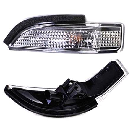 Left Wing Mirror Indicator (LED type) for TOYOTA YARIS/VITZ, 2011 Onwards, Please check to ensure your mirror indicator has a 2 pin connector (see images) before purchasing, NON RETURNABLE