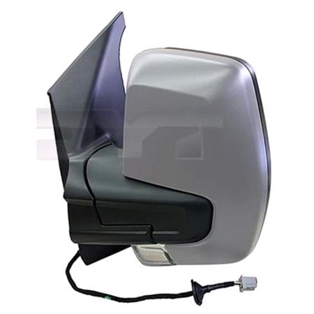 Left Wing Mirror (electric, heated, indicator, primed cover) for Ford TOURNEO CUSTOM Bus 2012 2018