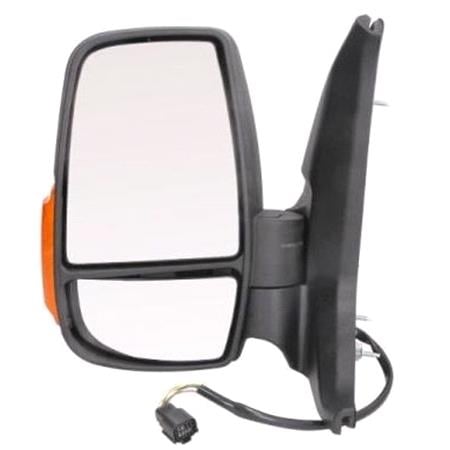 Left Mirror (electric, heated, amber indicator) for Ford TRANSIT Box 2014 200
