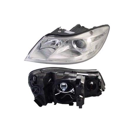 Left Headlamp (Halogen, Takes H1/H7 Bulbs, Supplied With Motor, Without Octavia Decal) for Skoda OCTAVIA Combi 2009 2012