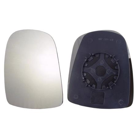 Left Wing Mirror Glass (not heated) and Holder for NISSAN PRIMASTAR Bus, 2001 2014
