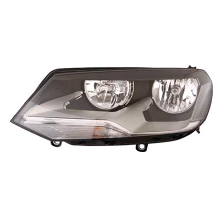 Left Headlamp (Halogen, Takes H7 / H15 Bulbs, Supplied With Motor) for Volkswagen TOUAREG 2011 2014
