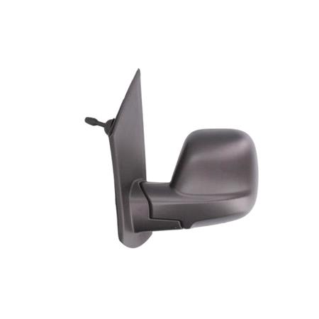 Left Wing Mirror (manual, black cover) for Citroen JUMPY Platform/Chassis 2016 Onwards