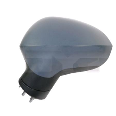Left Wing Mirror (electric, heated, power folding, primed cover) for Seat IBIZA V SPORTCOUPE 2008 Onwards