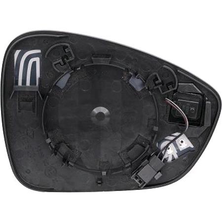 Left Wing Mirror Glass (heated, blind spot detection/warning) for Citroen C4 Picasso 2013 Onwards