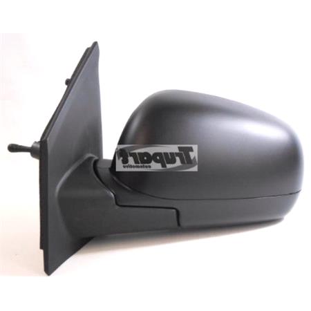 Left Wing Mirror (manual, primed cover) for Nissan NOTE 2006 2013