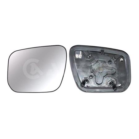 Left Wing Mirror Glass (heated) and Holder for Suzuki GRAND VITARA, 2010 2015