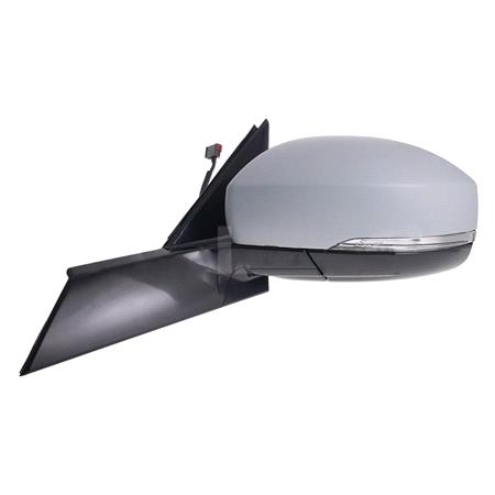 Left Wing Mirror (electric, heated, indicator, puddle lamp, blind spot warning, computer memory, primed cover, power folding) for Landrover DISCOVERY V 2016 Onwards