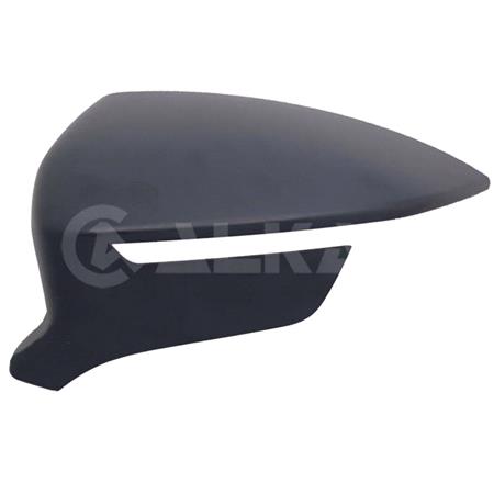 Left Wing Mirror Cover (primed, with cutout for blind spot warning lamp) for Seat ATECA 2016 Onwards