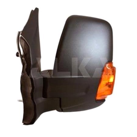 Left Mirror (electric, heated, amber indicator, power folding) for Ford TRANSIT Box 2014 200