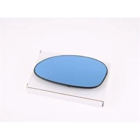 Left Blue Wing Mirror Glass (heated) and Holder for BMW 1 Coupe, 2007 2010