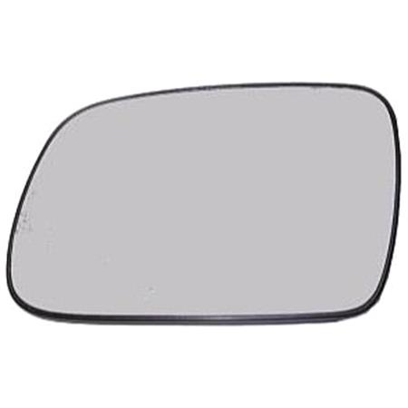 Left Wing Mirror Glass (not heated) and Holder for Peugeot 407 2004 2010