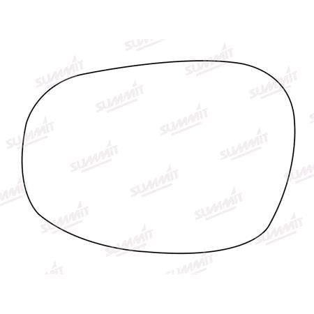 Left Stick On Wing Mirror Glass for BMW 3 Coupe (E92), 2010 2012