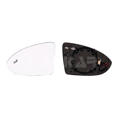 Left Wing Mirror (heated, blind spot warning lamp) for Volkswagen GOLF VII Estate 2013 2019