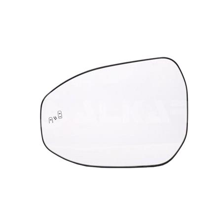Left Wing Mirror Glass (heated, blind spot warning lamp) for Toyota C HR 2023 Onwards