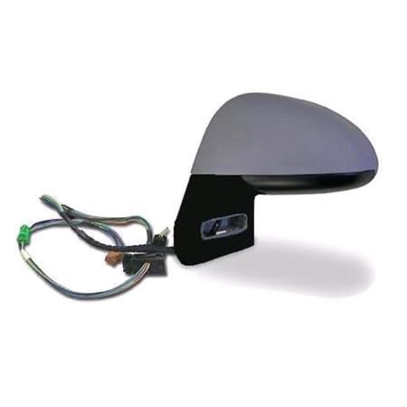 Left Wing Mirror (electric, heated, chrome glass) for Citroen C4 2004 2010