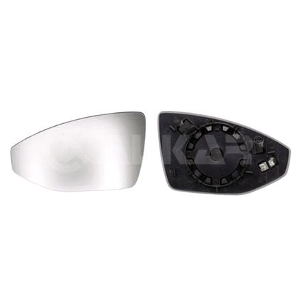 Left Wing Mirror Glass (heated) & Holder for Audi A7, 2017 Onwards