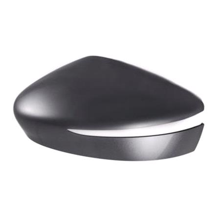 Left Wing Mirror Cover (primed, with indicator gap) for NISSAN NOTE, 2013 2018
