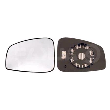 Left Wing Mirror Glass (heated) and Holder for RENAULT LAGUNA Coupe, 2008 2015