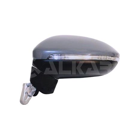 Left Wing Mirror (electric, heated, indicator, primed cover, puddle lamp, power folding, MEMORY) for Volkswagen TOURAN VAN 2015 Onwards