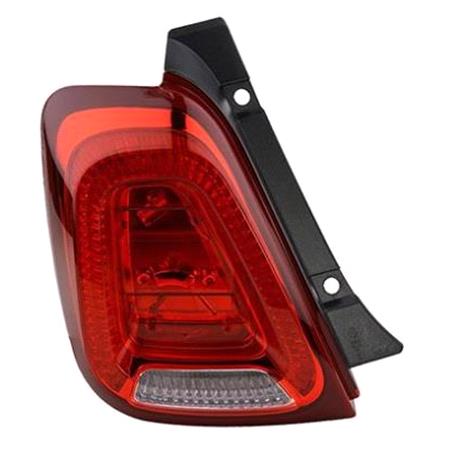Left Rear Lamp (Upper, On Quarter Panel, Original Equipment) for Fiat 500, 2015 on