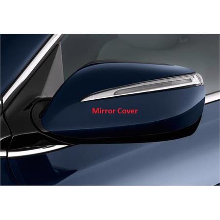 Left Wing Mirror Cover (black) for Hyundai SANTA FE III 2012 2015