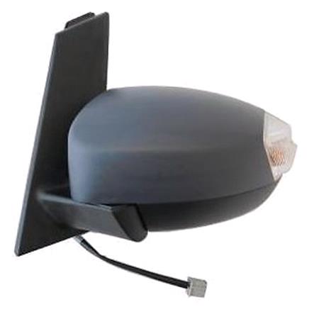 Left Wing Mirror (electric, not heated, indicator, primed cover) for Ford C MAX, 2010 Onwards