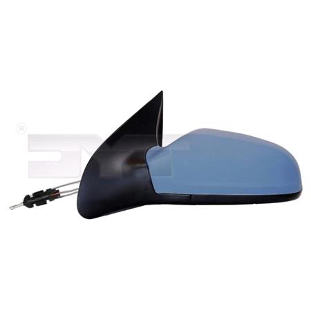 Left Wing Mirror (manual, primed cover) for Opel ASTRA H Saloon 2007 2009
