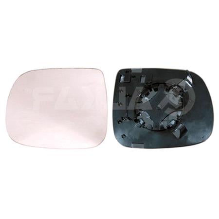 Left Wing Mirror Glass (heated) and Holder for AUDI Q7, 2009 2015 (Facelift Models)