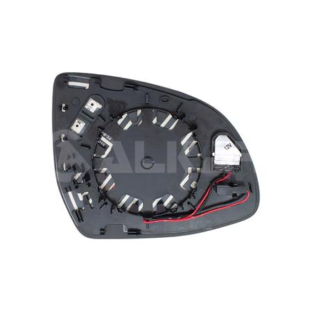 Left Wing Mirror Glass (heated, blind spot warning lamp) and Holder for BMW X5 Van 2019 Onwards
