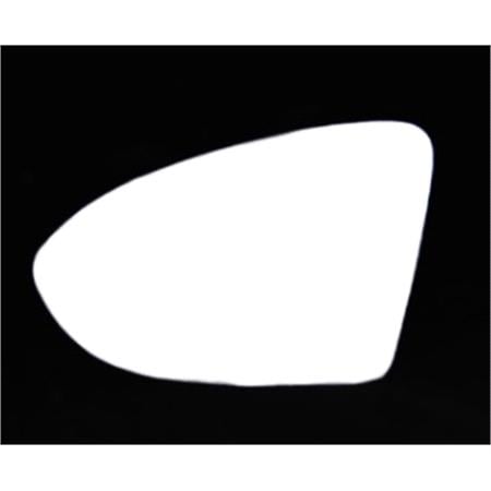 Left Stick On Wing Mirror glass for Volkswagen GOLF VII 2012 Onwards