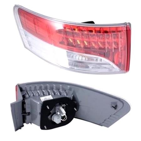 Left Rear Lamp (Outer On Quarter Panel, Estate, Supplied With Bulbholder, Original Equipment) for Toyota AVENSIS Estate 2009 2011