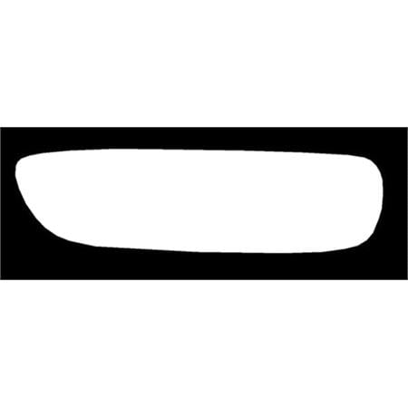 Left Stick On Wing Mirror Glass for Fiat DOBLO Cargo 2010 Onwards