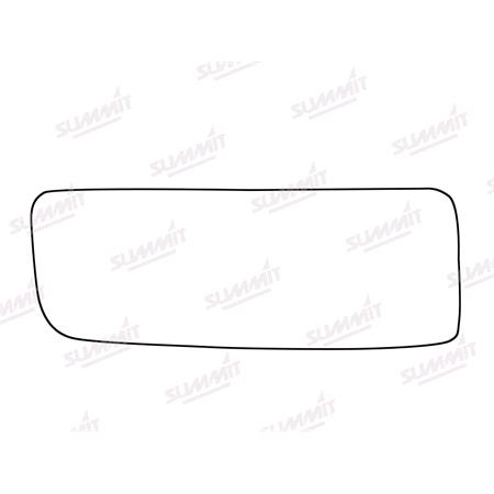 Left Stick On Wing Mirror Glass for Mercedes SPRINTER 3 t Flatbed Chassis, 2006 2018