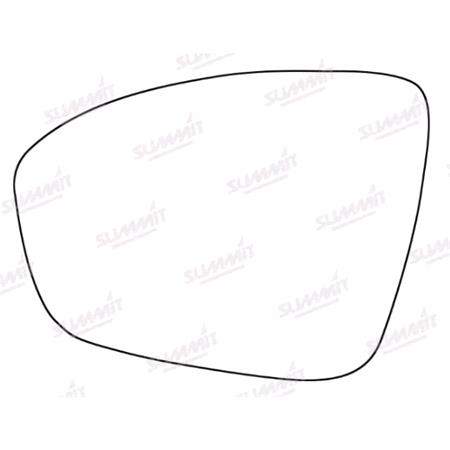Left Stick On Wing Mirror Glass for Renault CLIO V 2019 Onwards