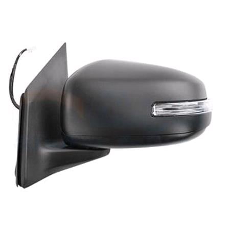 Left Wing Mirror (electric, not heated, indicator, primed cover) for Mitsubishi MIRAGE Hatchback 2012 Onwards