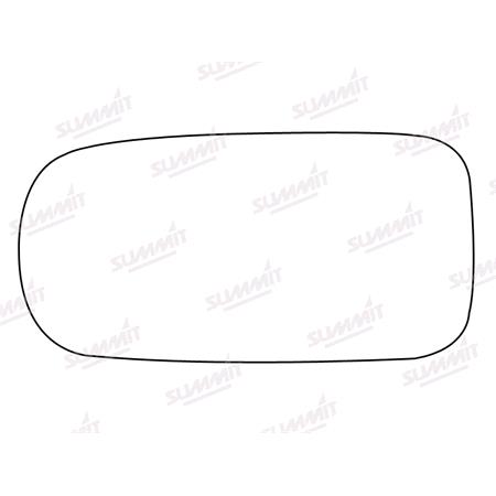 Left / Right Stick On Wing Mirror Glass for Jaguar XJ, 1994 1997