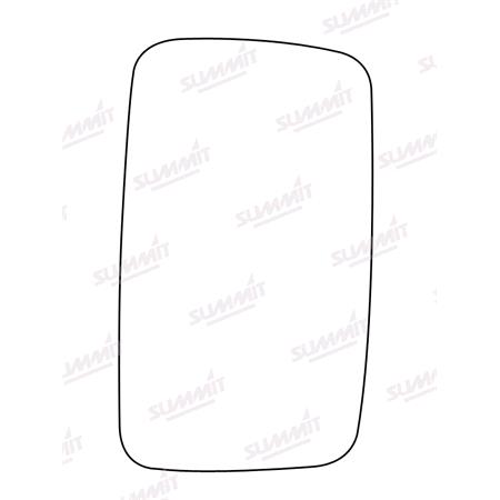 Left / Right Stick On Wing Mirror Glass for Volkswagen LT Mk II Bus 1996 2006
