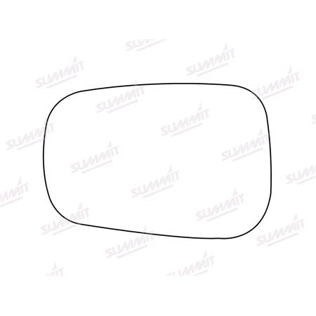 Left / Right Stick On Wing Mirror Glass for Ford FIESTA, 2001 2005