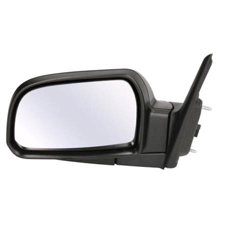 Left Wing Mirror (electric, heated, black cover) for Hyundai TUCSON, 2004 2010