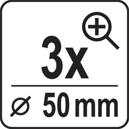 MAGNIFIER TWO LENSES 3X/6X
