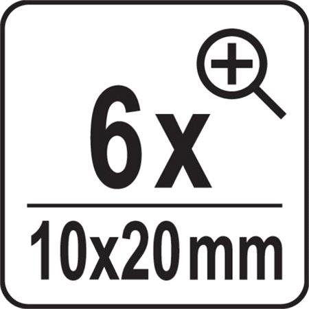 MAGNIFIER TWO LENSES 3X/6X