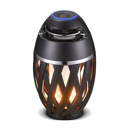 Luceco IP65 Exterior Decortive LED Flame Light with Bluetooth Speaker and USB Charge